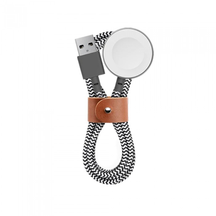 DÂY CÁP SẠC APPLE WATCH NATIVE UNION - RESPONSIBLE PACKAGING - Zebra 